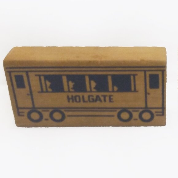 Vintage 1940's/50's Holgate 7 Wooden Train Pieces-Replacements/Add Ons - Picture 11 of 14